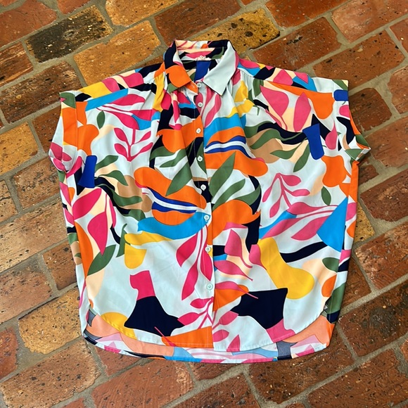 Jodifl vibrant print top szS - Picture 7 of 12